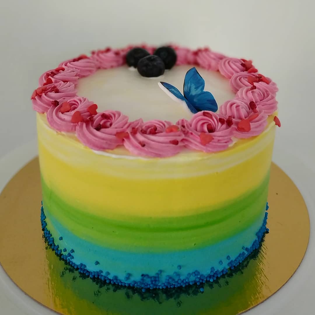радужный торт
